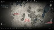 Takeda Castle's location on the map (Image via Sportskeeda Gaming // Ubisoft)